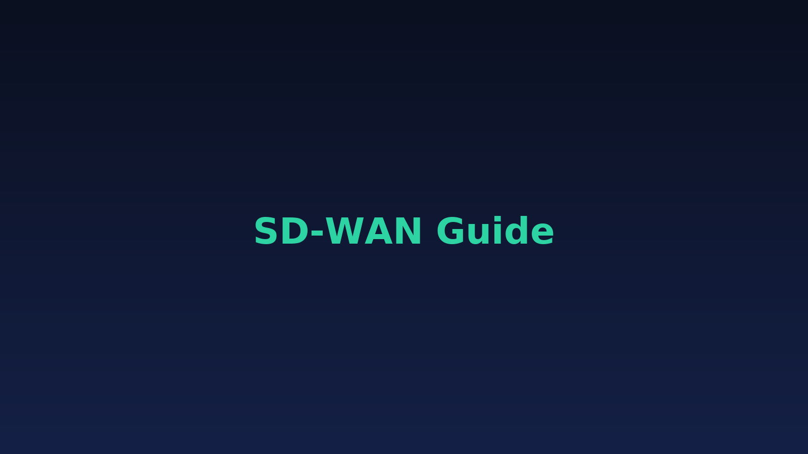 SD‑WAN guide